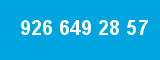 926 649 28 57